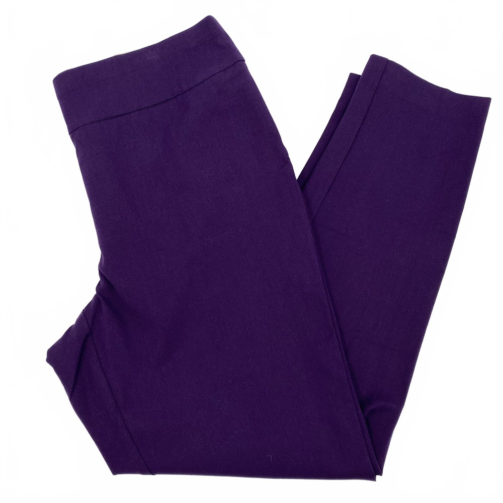 Chico’s Purple Fabulously Slimming Stretch Pants | Regular Size 10